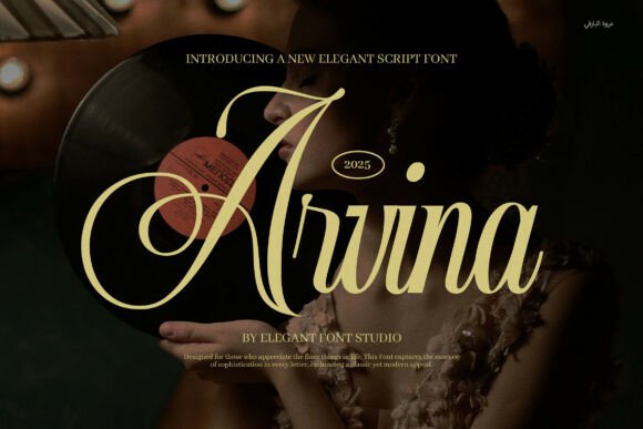 Arvina: Crafting Elegance with a Wedding Script Font