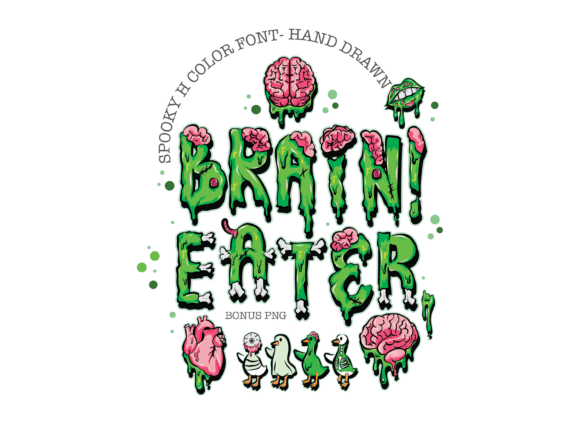Brain Eater: Unleashing Creepy Creativity for Halloween Designs