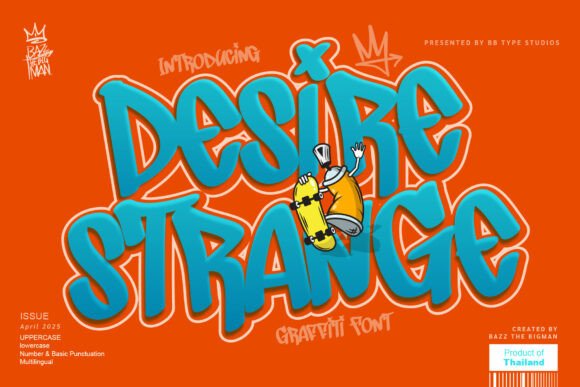 Desire Strange: An Evaluation of a Graffiti-Inspired Display Font