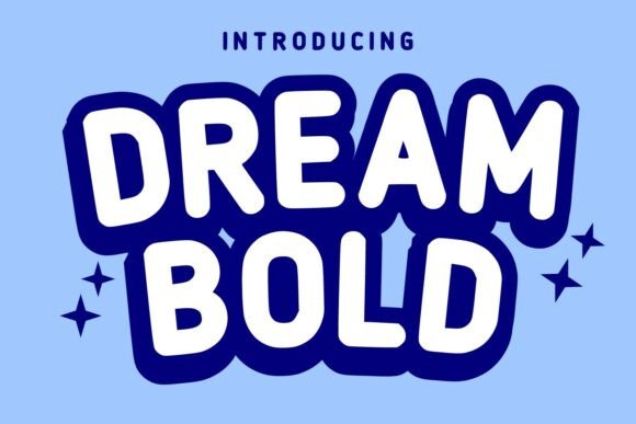 Dream Bold: The Playful Bubble Font for Designs That Pop