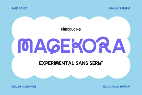 Magekora: The Experimental Sans Serif for Bold Visual Storytelling