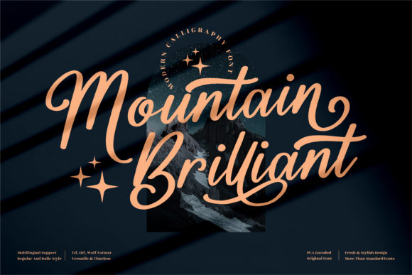 Mountain Brilliant: A Typeface That Dances with Elegance