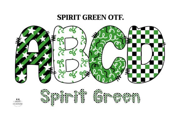 Spirit Green: A Dynamic Font for Academic Nostalgia