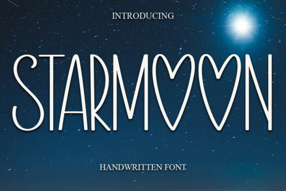 Starmoon: The Handwritten Font for Heartfelt Design