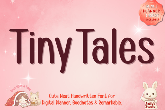 Tiny Tales: The Handwriting Font That Actually Keeps Your Digital Life Organized