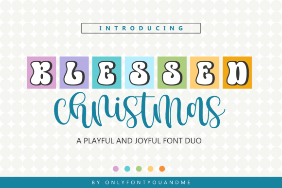 Unlocking Festive Creativity: The Charm of the Blessed Christmas Duo Font