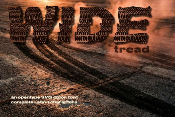 Wide Tread: Integrating High-Octane SVG Color Fonts into Your Creative Workflow
